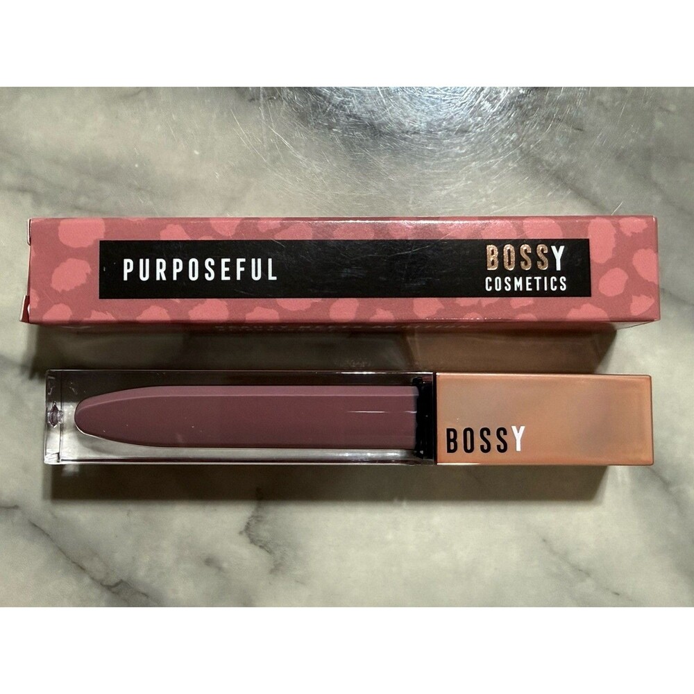 New NWT Bossy Cosmetics PURPOSEFUL Power Woman Essentials Lip Gloss Makeup